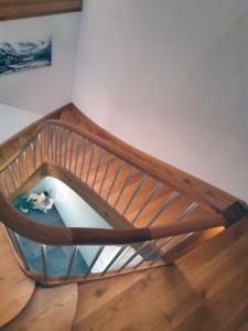 Wangenstiege aus Holz