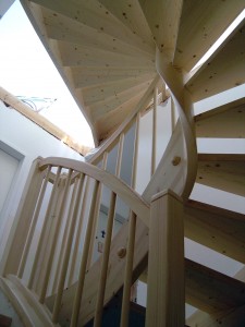 Stiege Holzkonstruktion