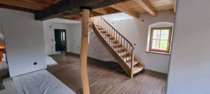 Treppe Vollholz